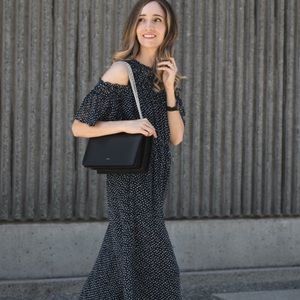 🔥 NWOT Cold Shoulder Polka Dot Culotte Jumpsuit